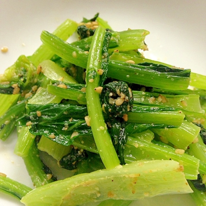 ほうれん草と小松菜の胡麻和え☆混ぜても美味しい☆